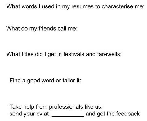 Personal Interview: Describing Yourself in One Word: Tips, Examples ...